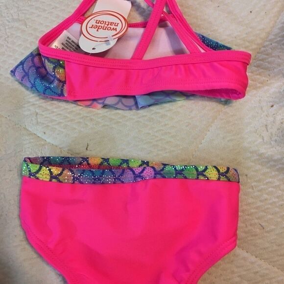Wonder Nation 3/6 month Two Piece Swimsuit - Picture 2 of 3
